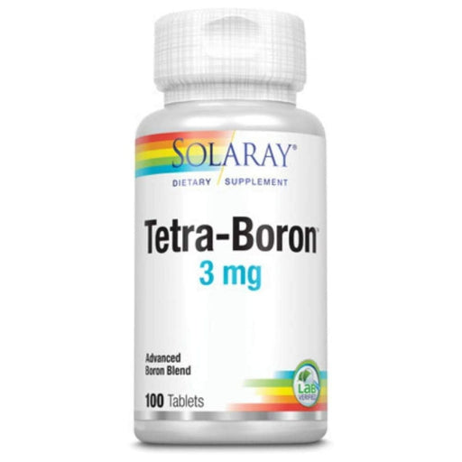 Solaray Vitamins, Minerals, Herbs & More Solaray Tetra-Boron 3mg 100 Tabs