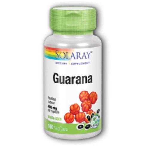 Solaray Store Stock Only Solaray Guarana 400mg 100ct
