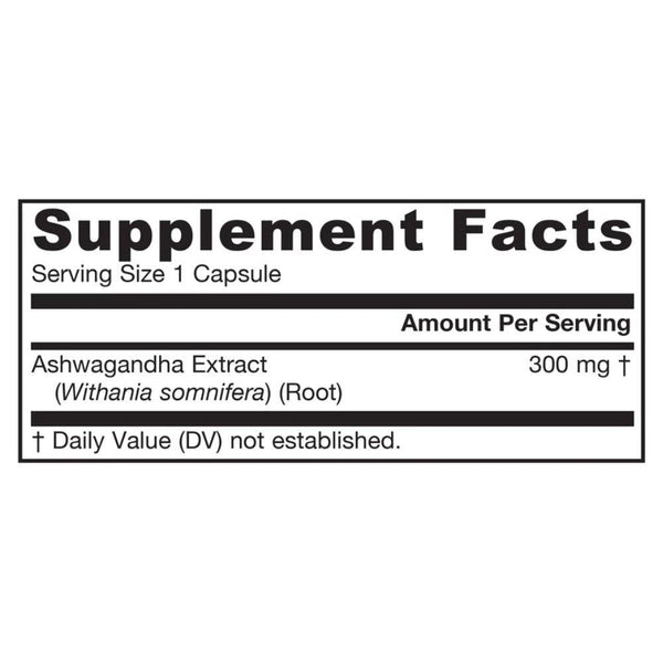 Jarrow Formulas Herbs Jarrow Ashwagandha 300mg 120 Capsules