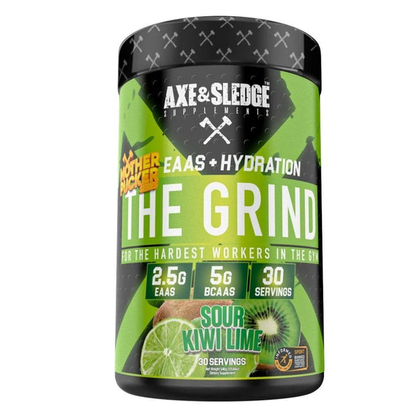 AXE & SLEDGE Amino Acids MOTHERPUCKER SOUR KIWI LIME Axe & Sledge The Grind 30 Servings