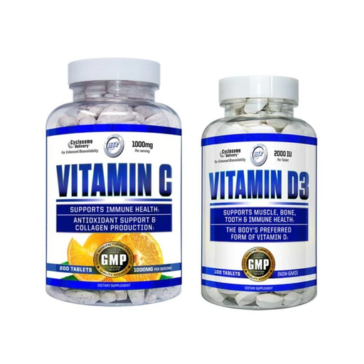 Best Price Nutrition Hi-Tech Pharmaceuticals Vitamin C + Vitamin D Stack