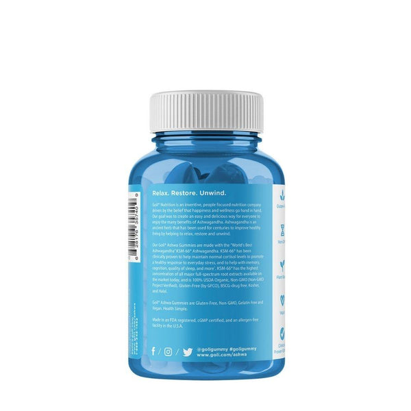 Goli Nutrition Herbs Goli Ashwagandha 60 Gummies