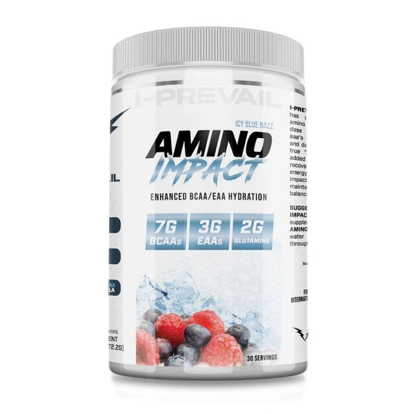 I-Prevail Amino Acids Icy Blue Razz I-Prevail Amino Impact 30 Servings