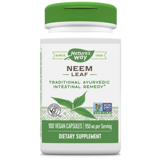 Nature's Way Vitamins, Minerals, Herbs & More Nature's Way Neem Leaf 100 Capsules