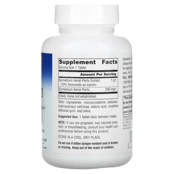 Planetary Herbals Herbs Planetary Herbals Horny Goat Weed 1200mg 60 Tablets