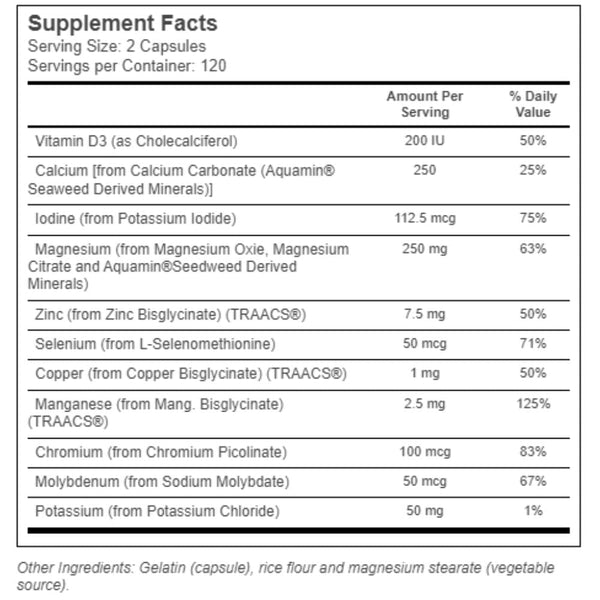 Now Foods Vitamins & Minerals Now Foods Full Spectrum Mineral Caps 240 Capsules
