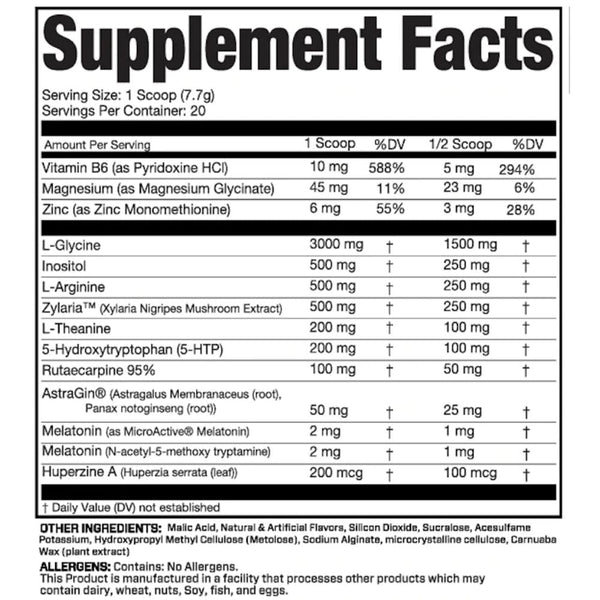 MuscleForce Specialty Health Products Muscle Force Lullaby 20 Servings
