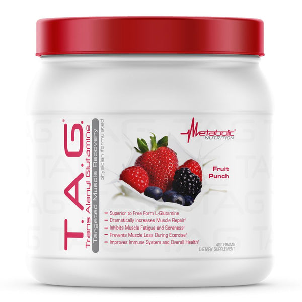 Metabolic Nutrition Sports Nutrition & More Fruit Punch Metabolic Nutrition T.A.G. 400 Grams