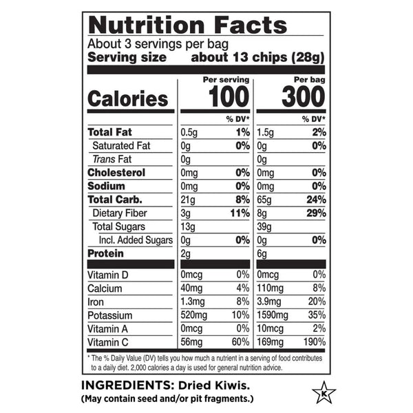Rind Snacks Foods Juices Rind Snacks Thin Cut Fruit Chips 3oz
