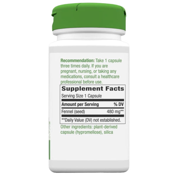 Nature's Way Vitamins, Minerals, Herbs & More Nature's Way Fennel Seed 100 Capsules