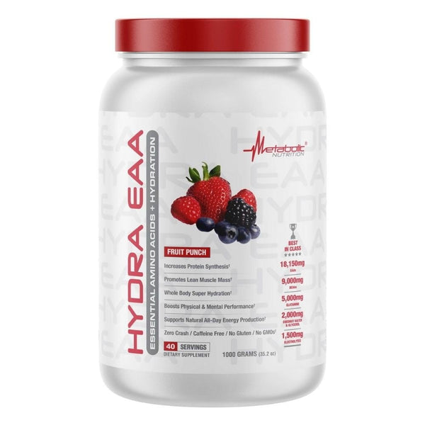 Metabolic Nutrition Amino Acids Fruit Punch Metabolic Nutrition Hydra EAA 40 Servings