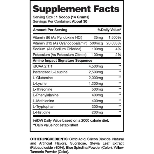 I-Prevail Amino Acids I-Prevail Amino Impact 30 Servings