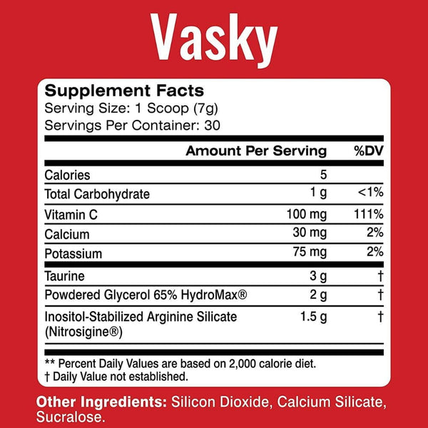 MTS Nutrition Pre-Workouts MTS Nutrition Vasky 30 Servings