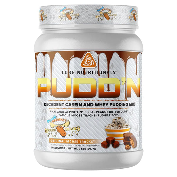 Core Nutritionals Protein Powders Original Moose Tracks Core Puddin Protein Pudding Mix 2lb