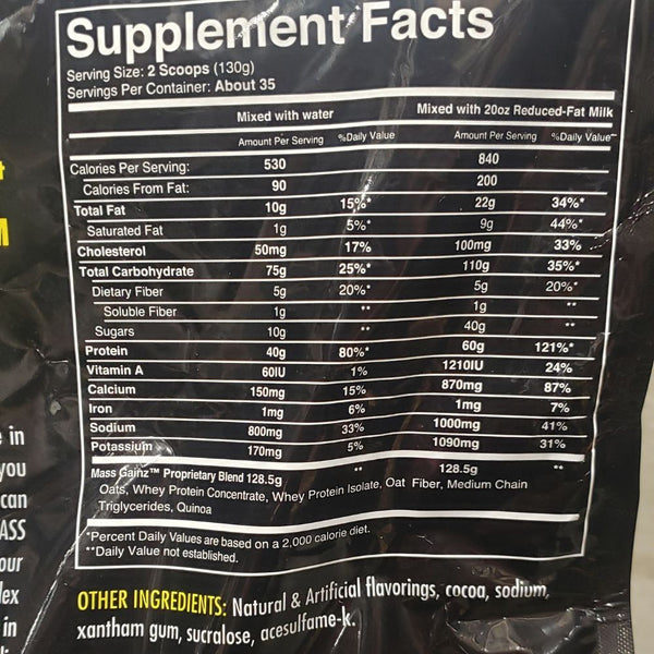IFORCE Sports Nutrition & More IFORCE Mass Gainz 10 Lbs