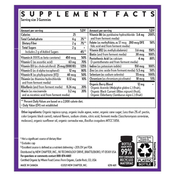 New Chapter Multi Vitamins New Chapter Men's Multi Gummy 75ct