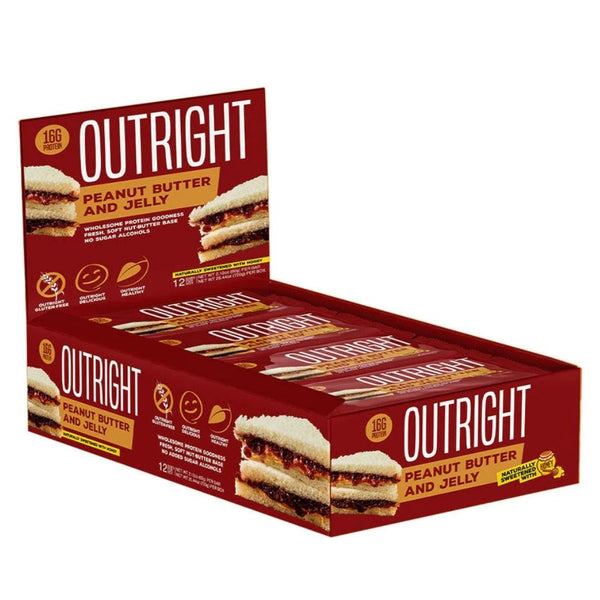 MTS Nutrition Bars Peanut Butter and Jelly MTS Nutrition Outright Bar 12/Box