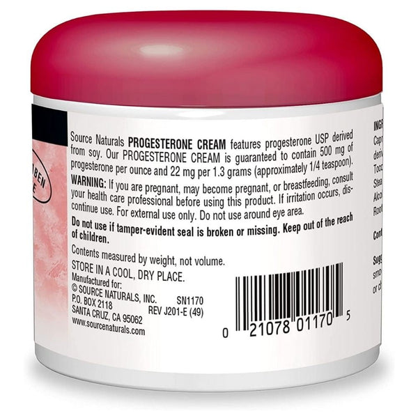 Source Naturals Specialty Health Products Source Naturals Progesterone Cream 4oz