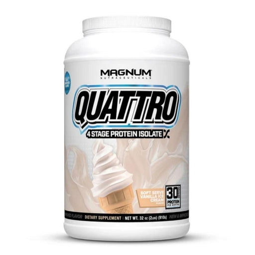 Magnum Protein Powders Vanilla Ice Cream Magnum Quattro 4 Stage Protein Powder 2lb