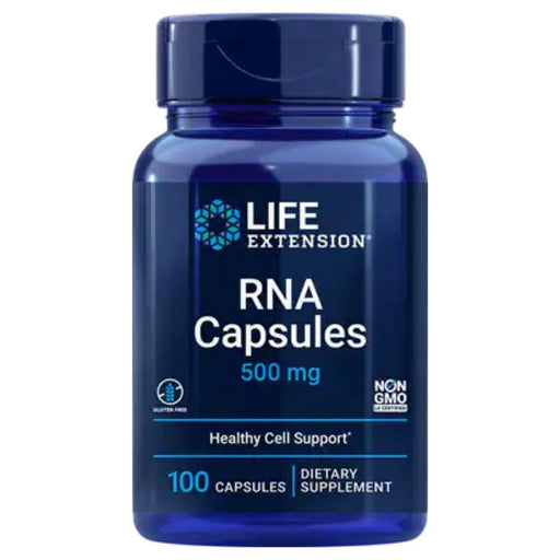 Life Extension Vitamins, Minerals, Herbs & More Life Extension RNA (Ribonucleic Acid) 500mg 100 Caps