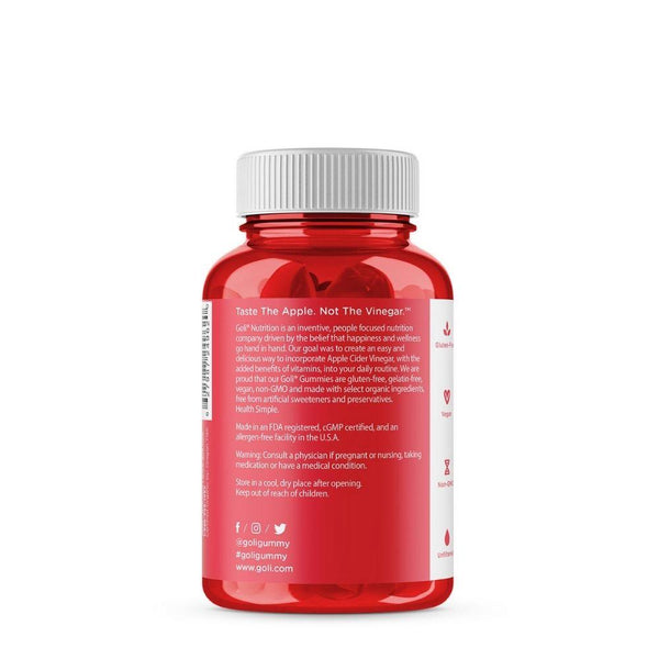 Goli Nutrition Specialty Health Products Goli Apple Cider Vinegar 60 Gummies