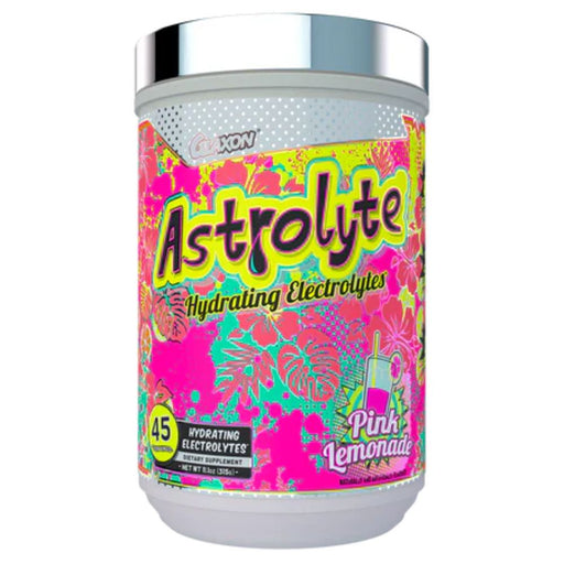 Glaxon Sports Performance Recovery Pink Lemonade Glaxon Astrolyte Hydrating Electrolytes 45 Servings