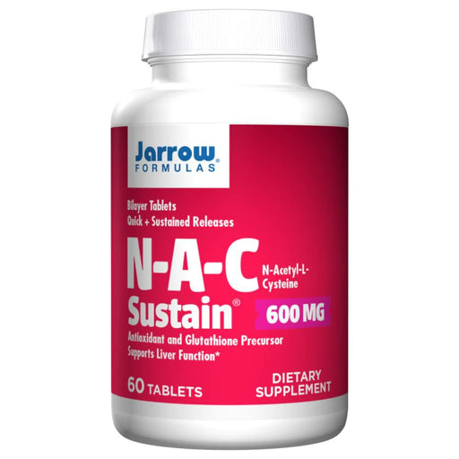 Jarrow Formulas Digestive Health JARROW N-A-C Sustain 600mg 60T