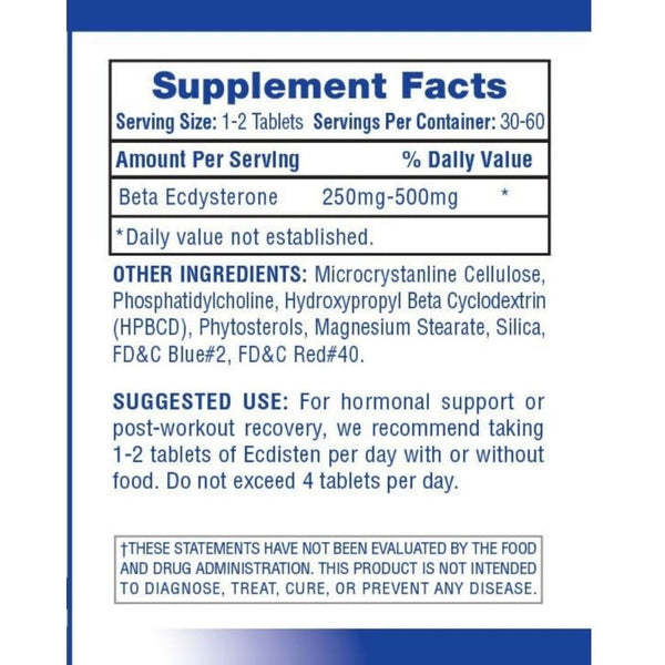 Hi-Tech Pharmaceuticals Prohormones HTP Ecdisten 60t