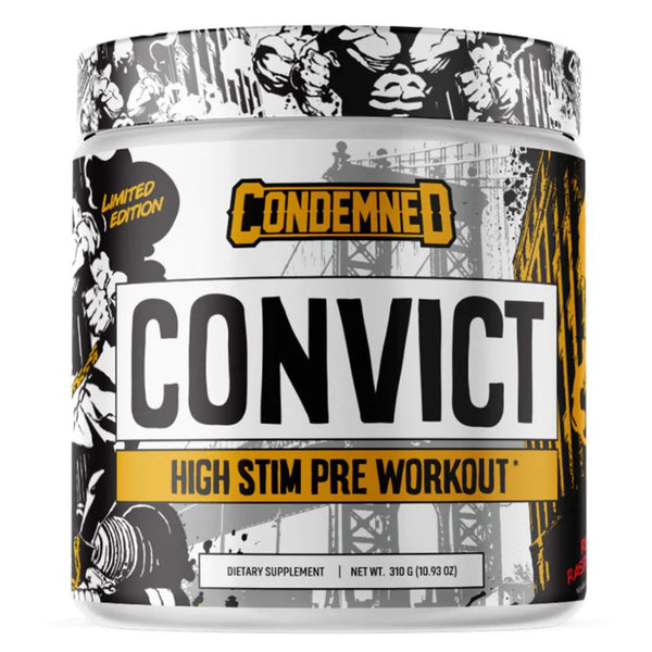 Condemned Labratoriez Pre-Workouts Red Raspberry Condemned Labz Convict Pre-Workout 50 Servings