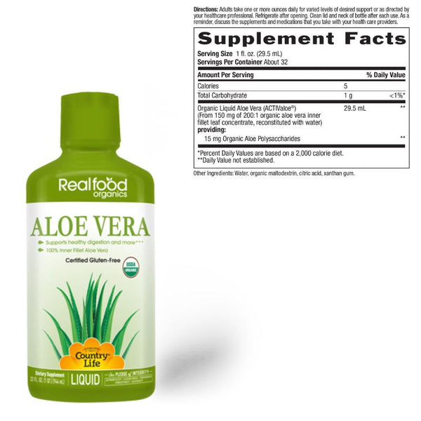 Country Life Herbs Country Life Aloe Vera 32 Fl Oz