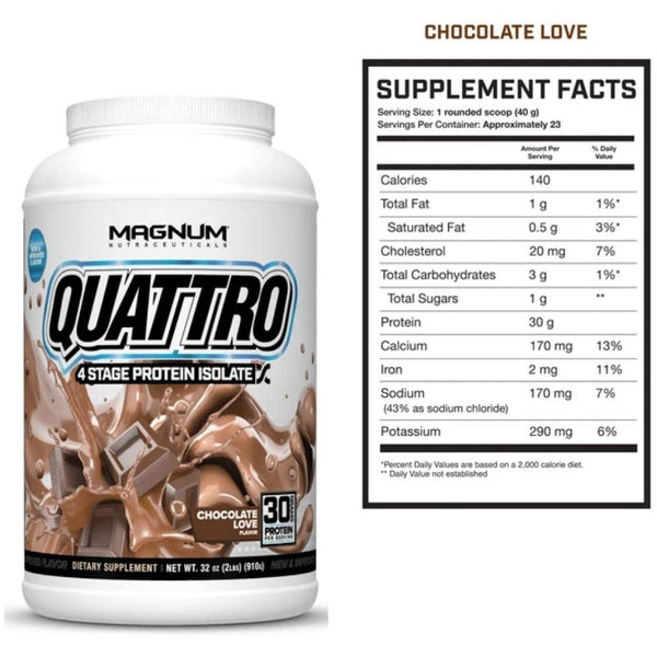 Magnum Protein Powders Magnum Quattro 4 Stage Protein Powder 2lb