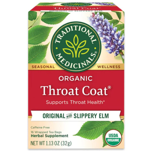 Traditional Medicinals Vitamins, Minerals, Herbs & More Traditional Medicinals Throat Coat Tea 16 Bags