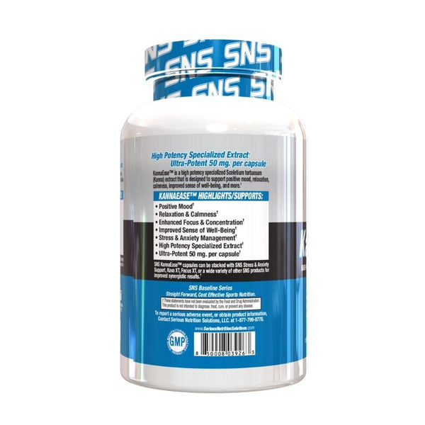 Serious Nutrition Solutions Specialty Health Products Serious Nutrition Solutions KannaEase 120 Capsules
