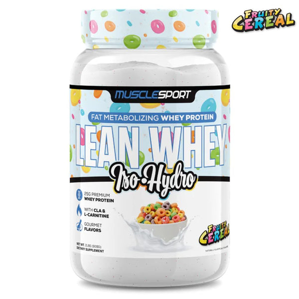 Muscle Sport Protein Powders Fruity Cereal Muscle Sport Lean Whey Revolution 2lb