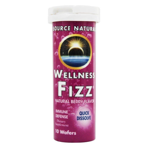 Source Naturals Vitamins, Minerals, Herbs & More Source Naturals Wellness Fizz 10 Wafers (581440602156)