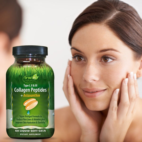 Irwin Naturals Joint Aid Irwin Naturals Type I, II, & III Collagen Peptides + Astaxanthin 60ct