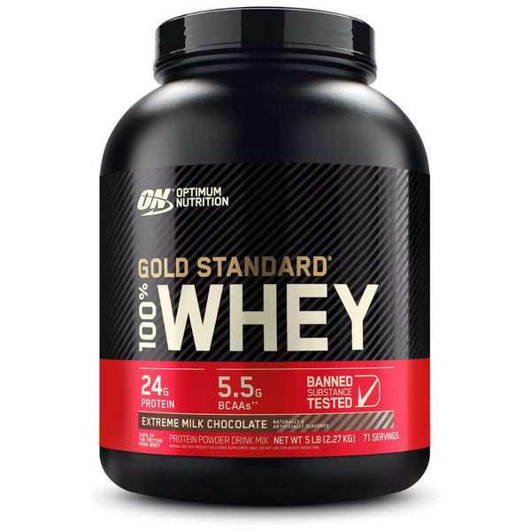 Optimum Nutrition Sports Nutrition & More Extreme Milk Chocolate Optimum Nutrition 100% Whey Protein Gold 5 Lbs