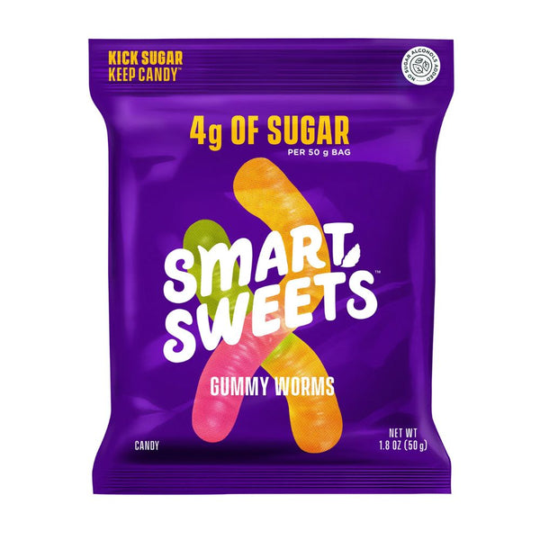 Smart Sweets Foods & - Juices Gummy Worms Smart Sweets 12/Box