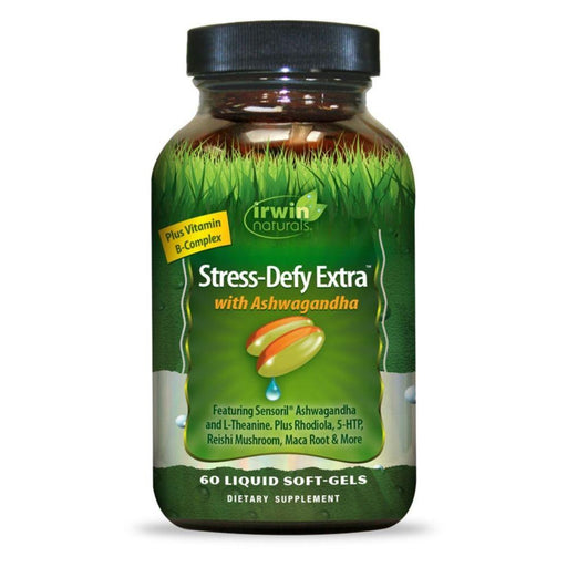 Irwin Naturals Specialty Health Products Irwin Naturals Stress-Defy Extra 60 Softgels (4360273526899)