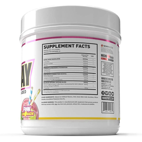 MAN Pre-Workouts MAN Sports Gameday Fully Loaded 30 Servings