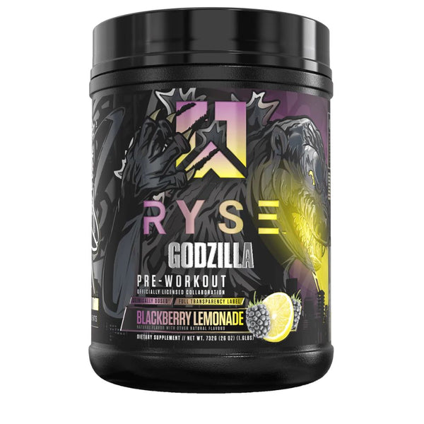 Ryse Supplements Pre-Workouts Blackberry Lemonade Ryse Godzilla Preworkout 20/40 Servings