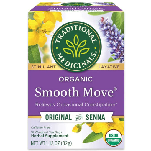 Traditional Medicinals Vitamins, Minerals, Herbs & More Unflavored Traditional Medicinals Smooth Move Tea 16 Bags