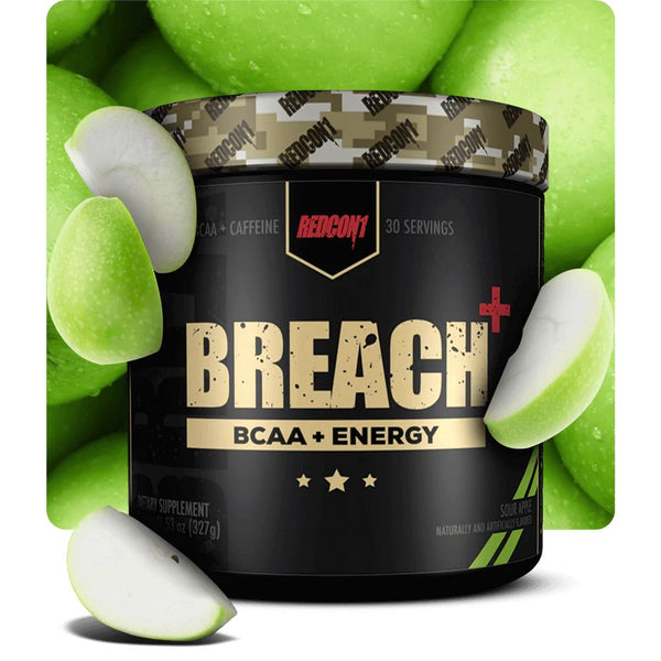 Redcon 1 Sports Performance Recovery Sour Apple Redcon1 Breach + Energy 30 Servings
