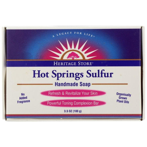 Heritage Store Personal CareHygeine Heritage Store Hot Springs Sulfur Soap 3.5oz 100g