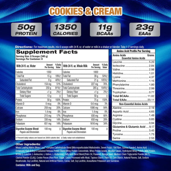 MHP Protein Powders MHP Up Your Mass XXXL 1350 6 lbs