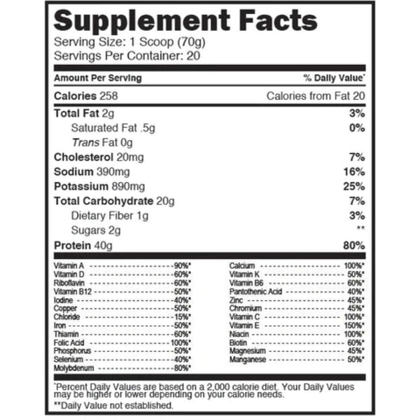 Hi-Tech Pharmaceuticals Meal Replacement Powders Chocolate Hi-Tech Pharmaceuticals Ideal Meal 3lbs