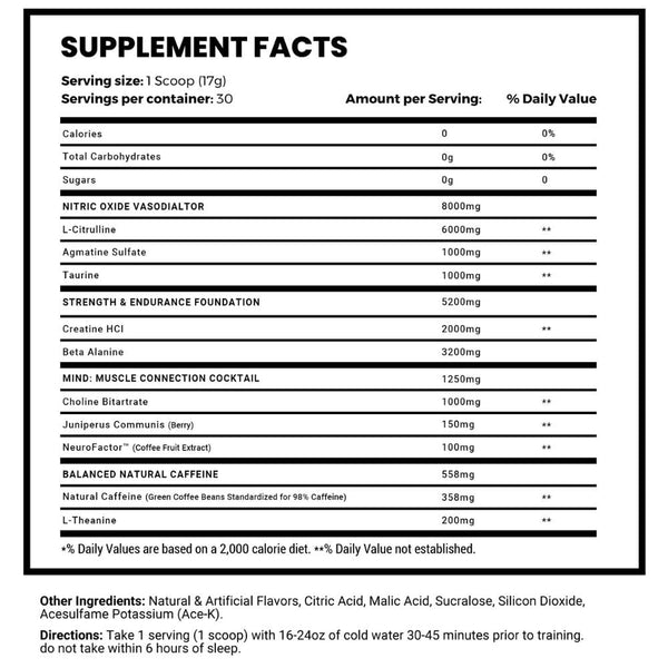 MAN Pre-Workouts MAN Sports Gameday Fully Loaded 30 Servings