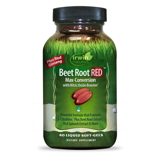 Irwin Naturals Nitric Oxide Irwin Naturals Beet Root Red 60 Softgels