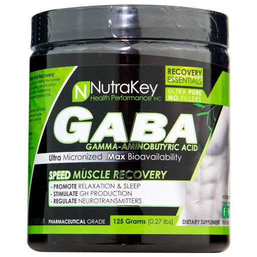 Nutrakey Amino Acids NutraKey GABA (Gamma-Aminobutyric Acid) 125 Grams (4553887711347)