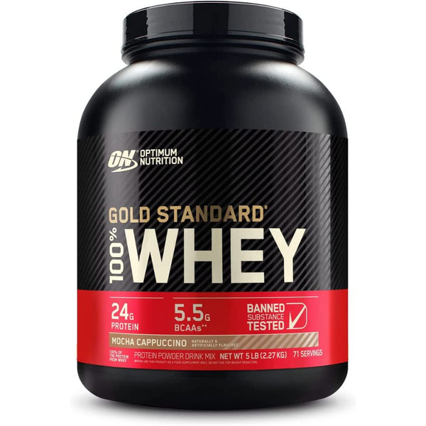 Optimum Nutrition Sports Nutrition & More Mocha Cappucino Optimum Nutrition 100% Whey Protein Gold 5 Lbs